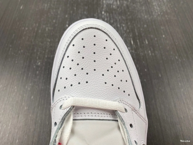 Reps TBK Jordan Retro 705329-101 Low 1 White Red Varsity 0714